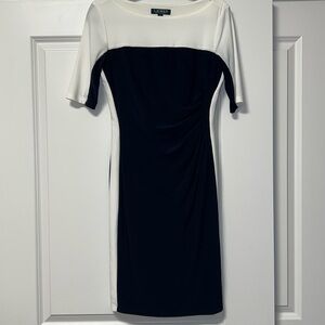Ralph Lauren Bicolor Stretch Dress